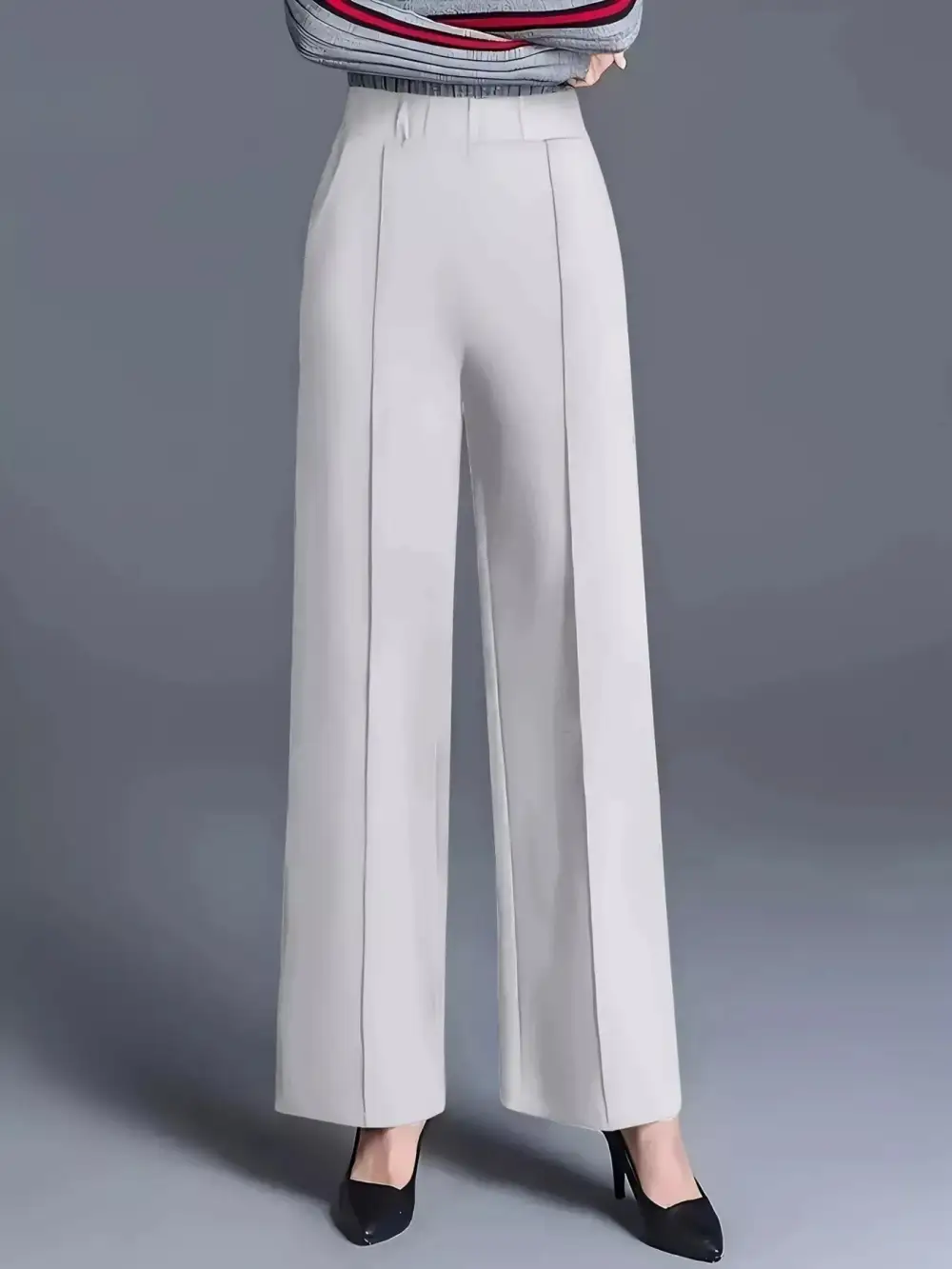 Easygoing Wide Leg High Waist Pants