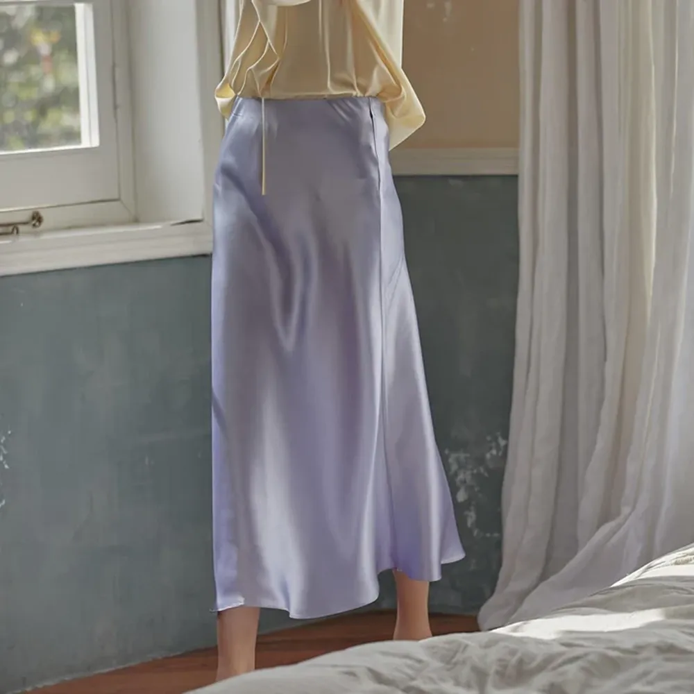 Love Satin Midi Skirt