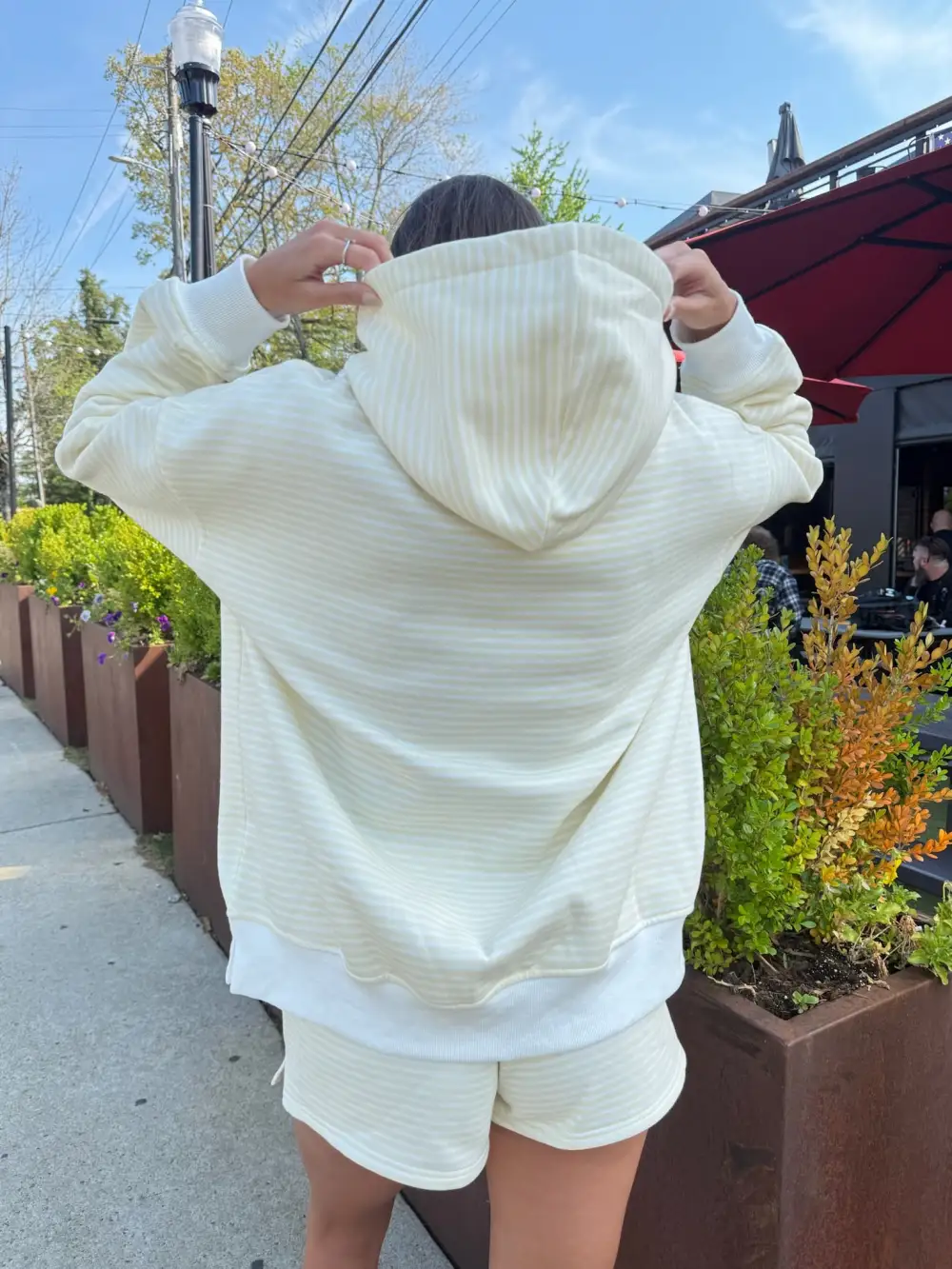 Baby and Big Striped Hoodie