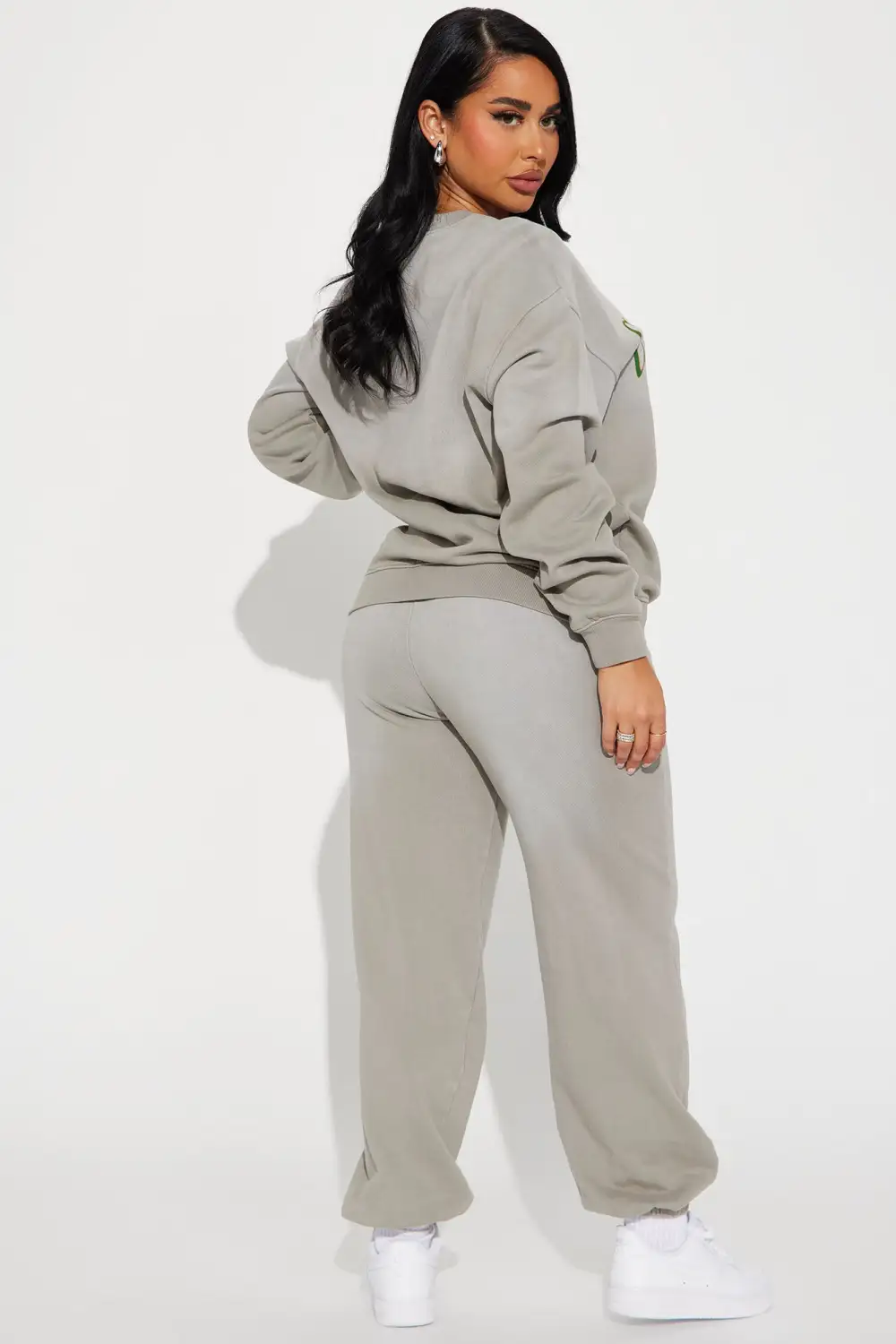 Part Of The Club Jogger Set - Grey