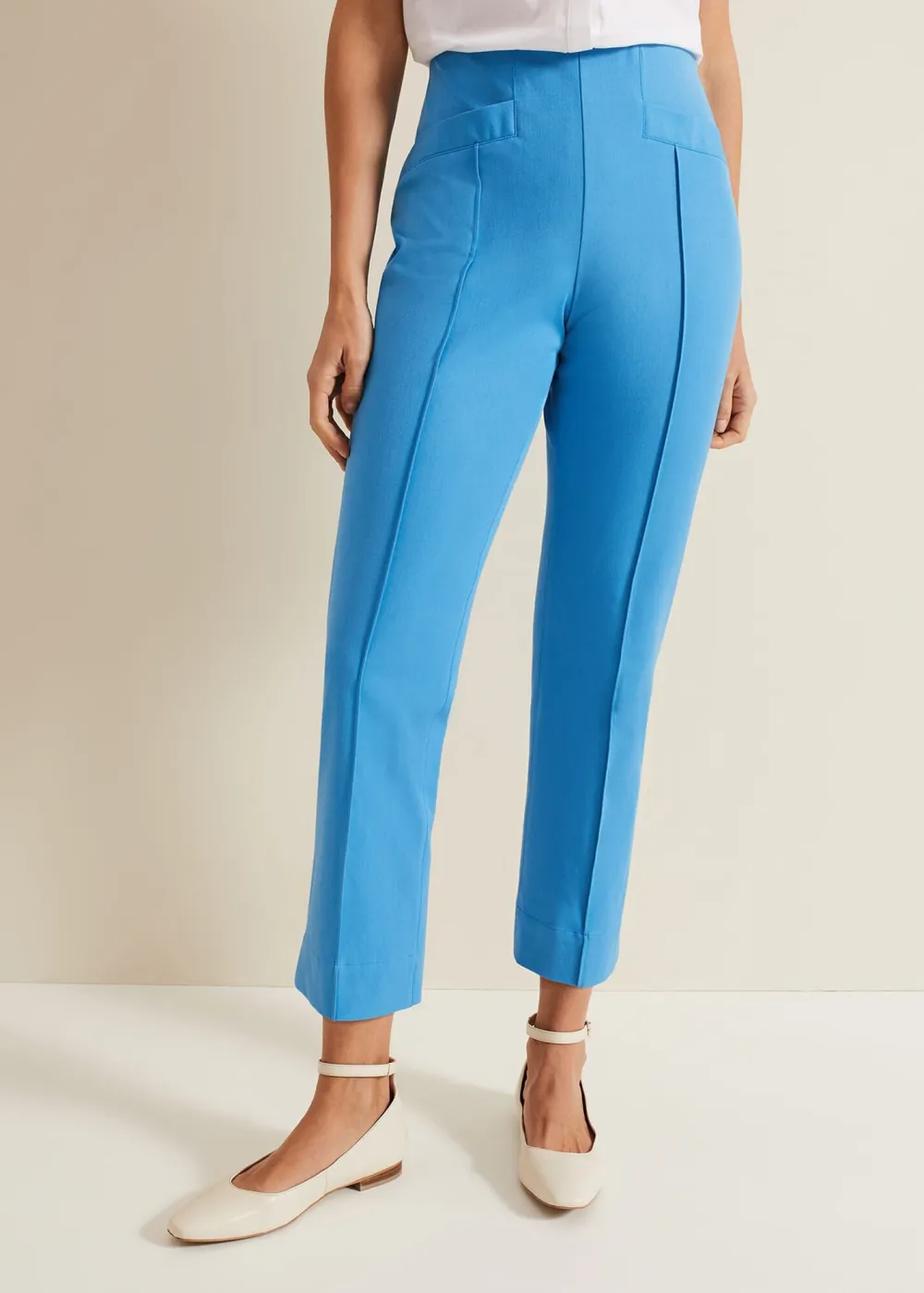 Black Casual Pleated Trousers