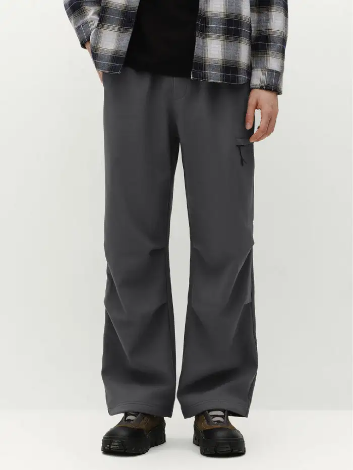 Men's Straight Structured Casual Pants