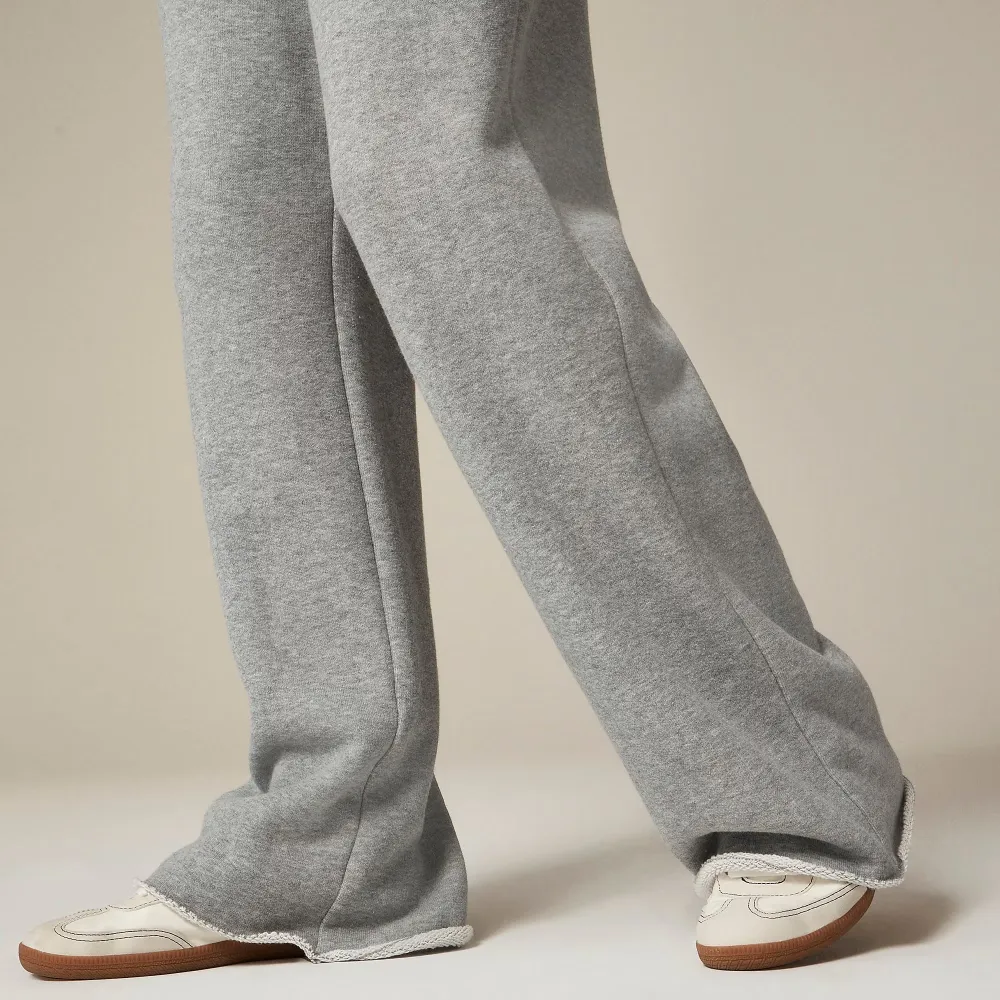 Casual Wide-Leg Stretch Sweatpants