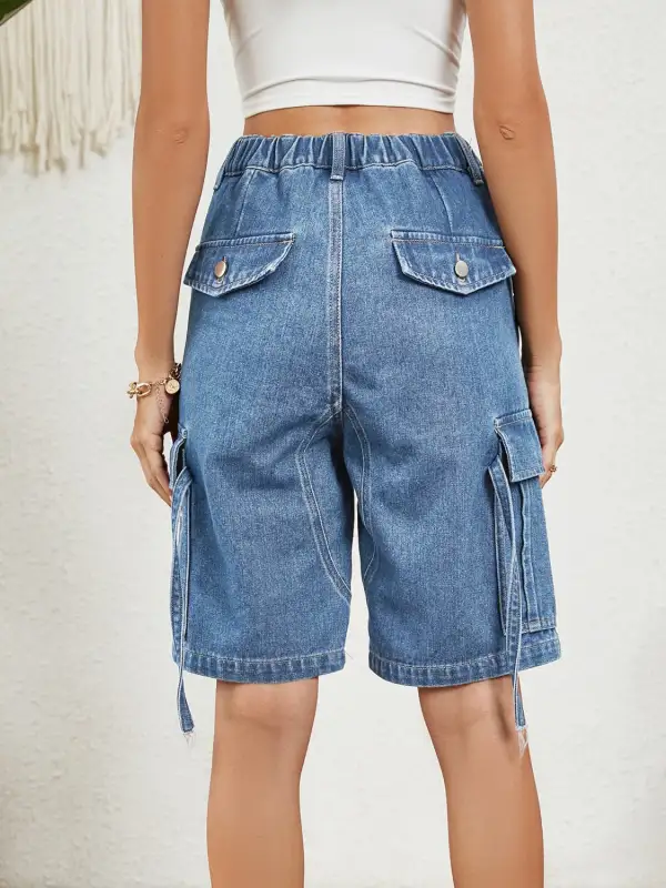 Relaxed Clean Pocket Detail Shorts
