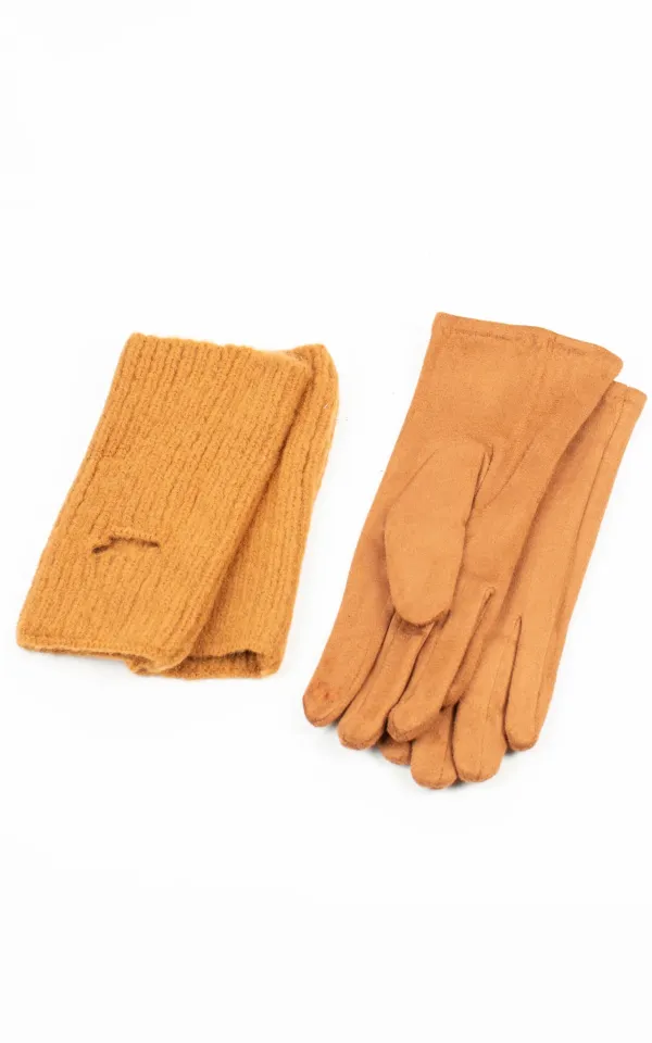Creative Knitted Textured Women's Gloves
