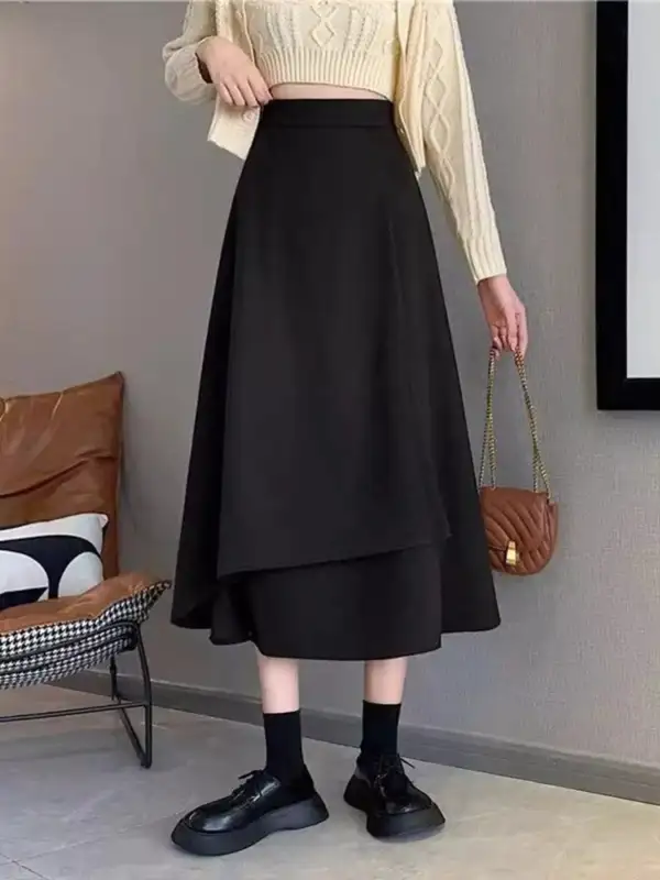 Asymmetrical Hem Skirt
