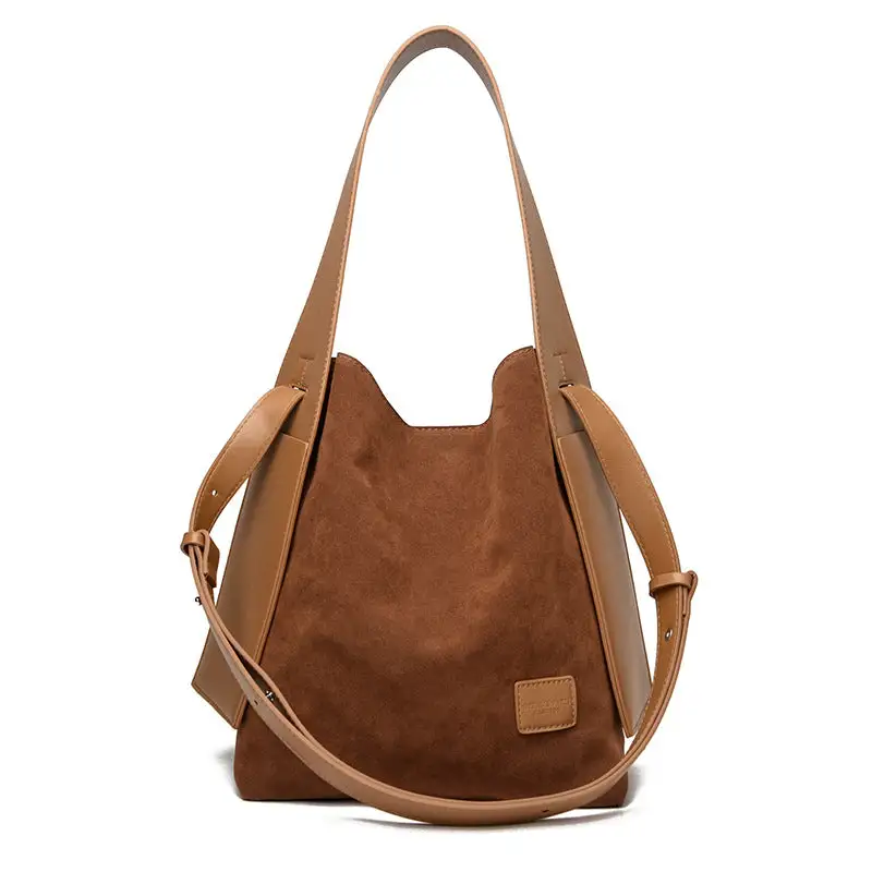Commuter Suede Tote Bag