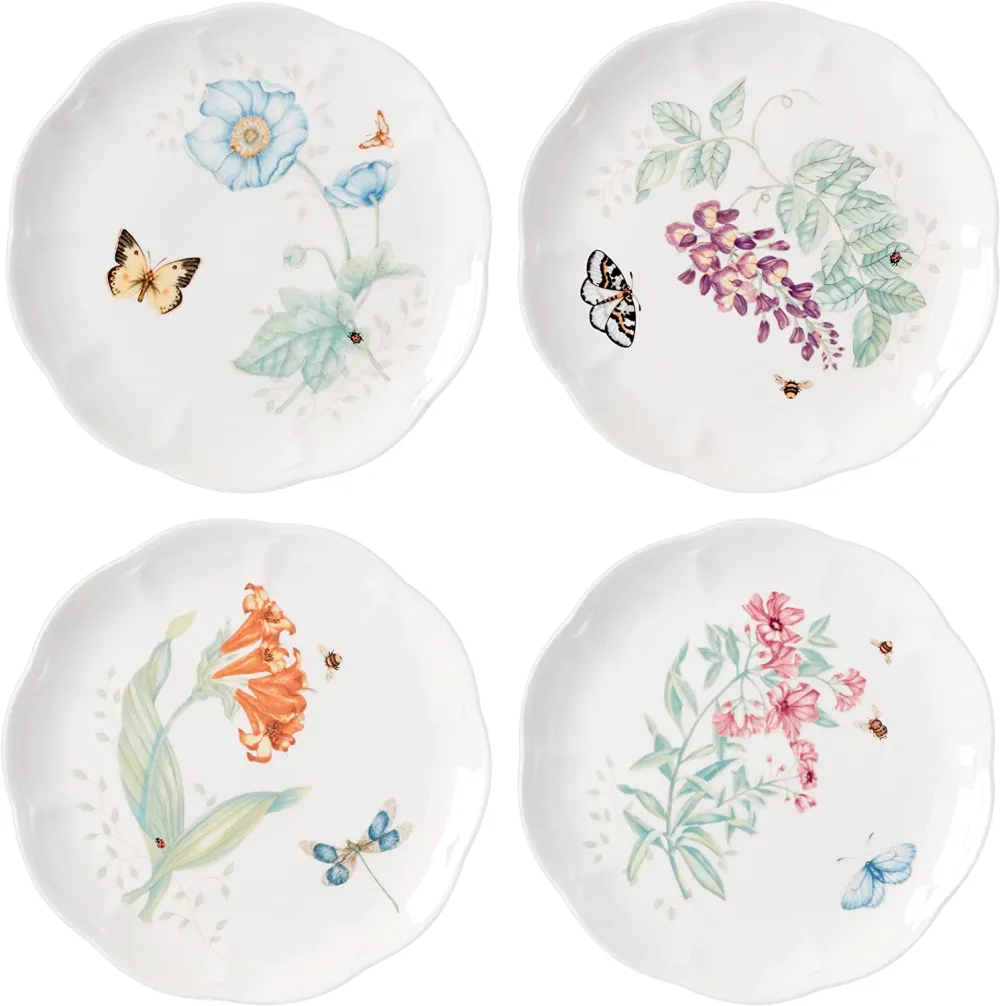 Lenox 865075 Butterfly Meadow 28-Piece Dinnerware Set