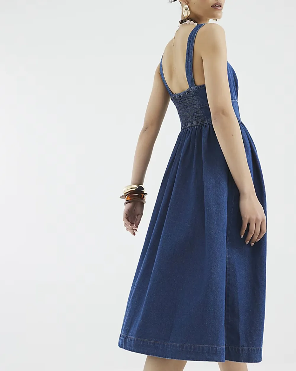 Pure Cotton Denim Dresses For Women