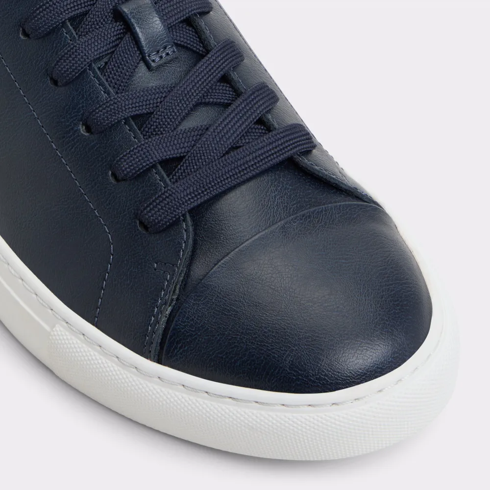 Synthetic Leather Lace Up Sneakers