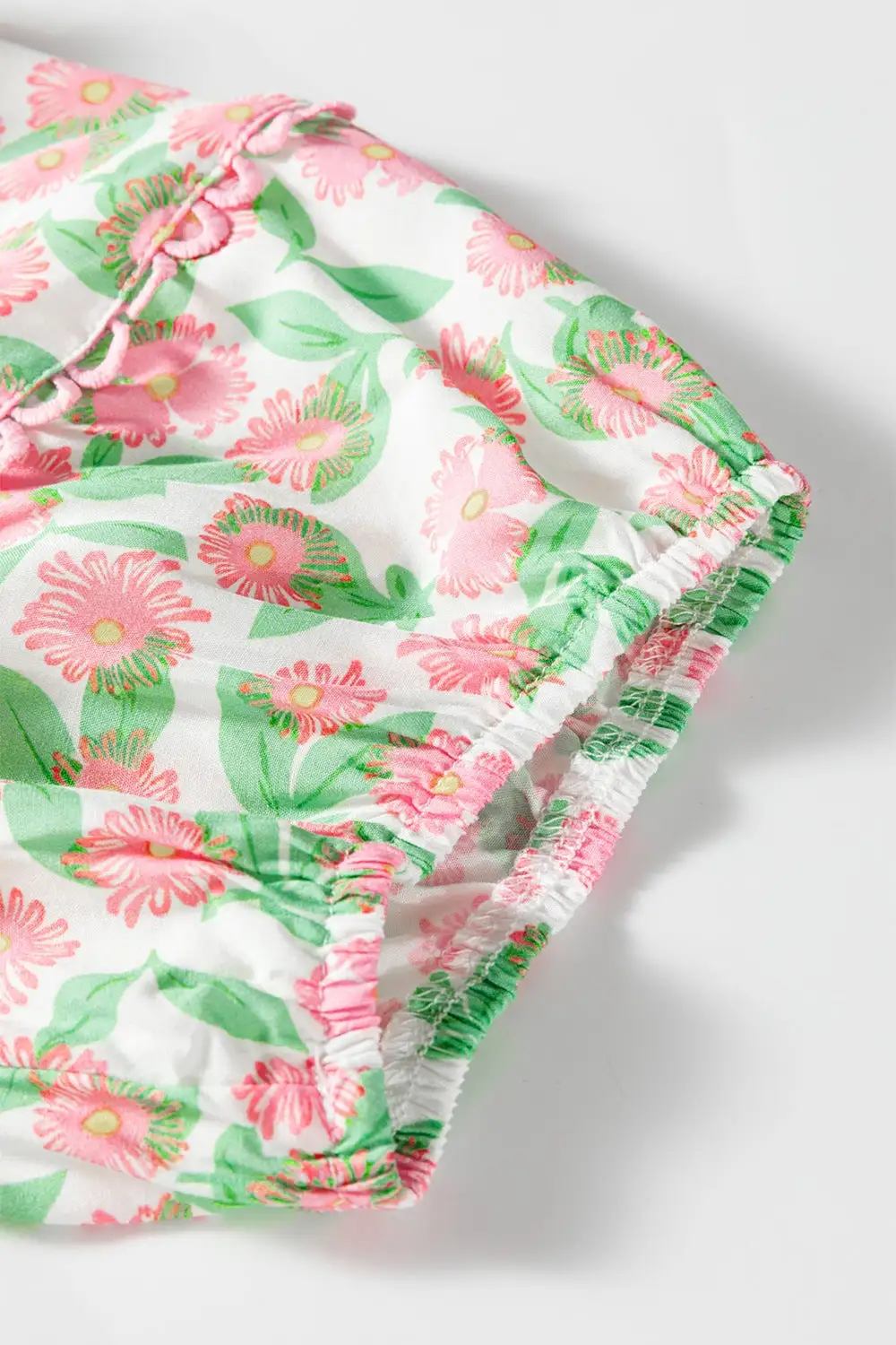 Floral Printed Tiered Mini Dress