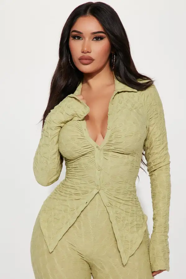 Petite Liliana Pant Set - Green