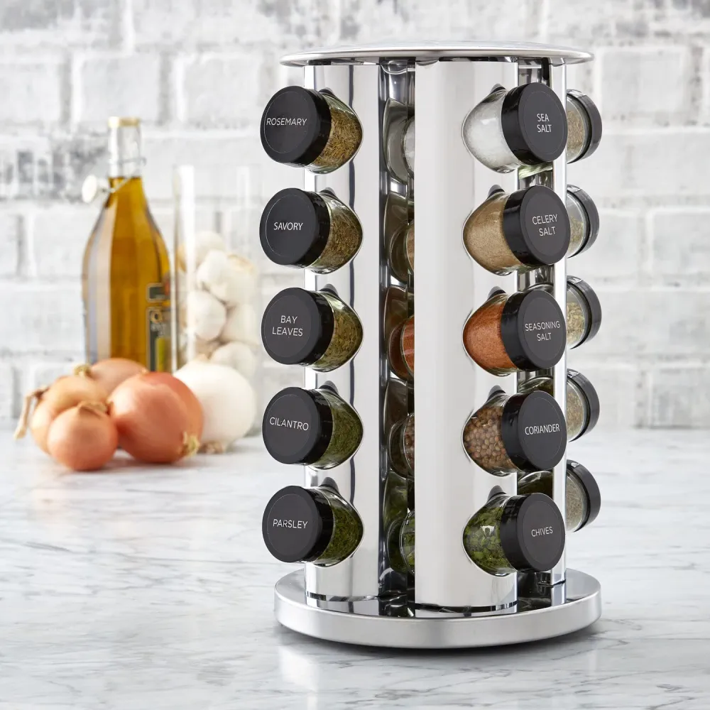 (Store Closing Sale) [🎁GIFT]Rotary 20-tank counter top rack tower organizer