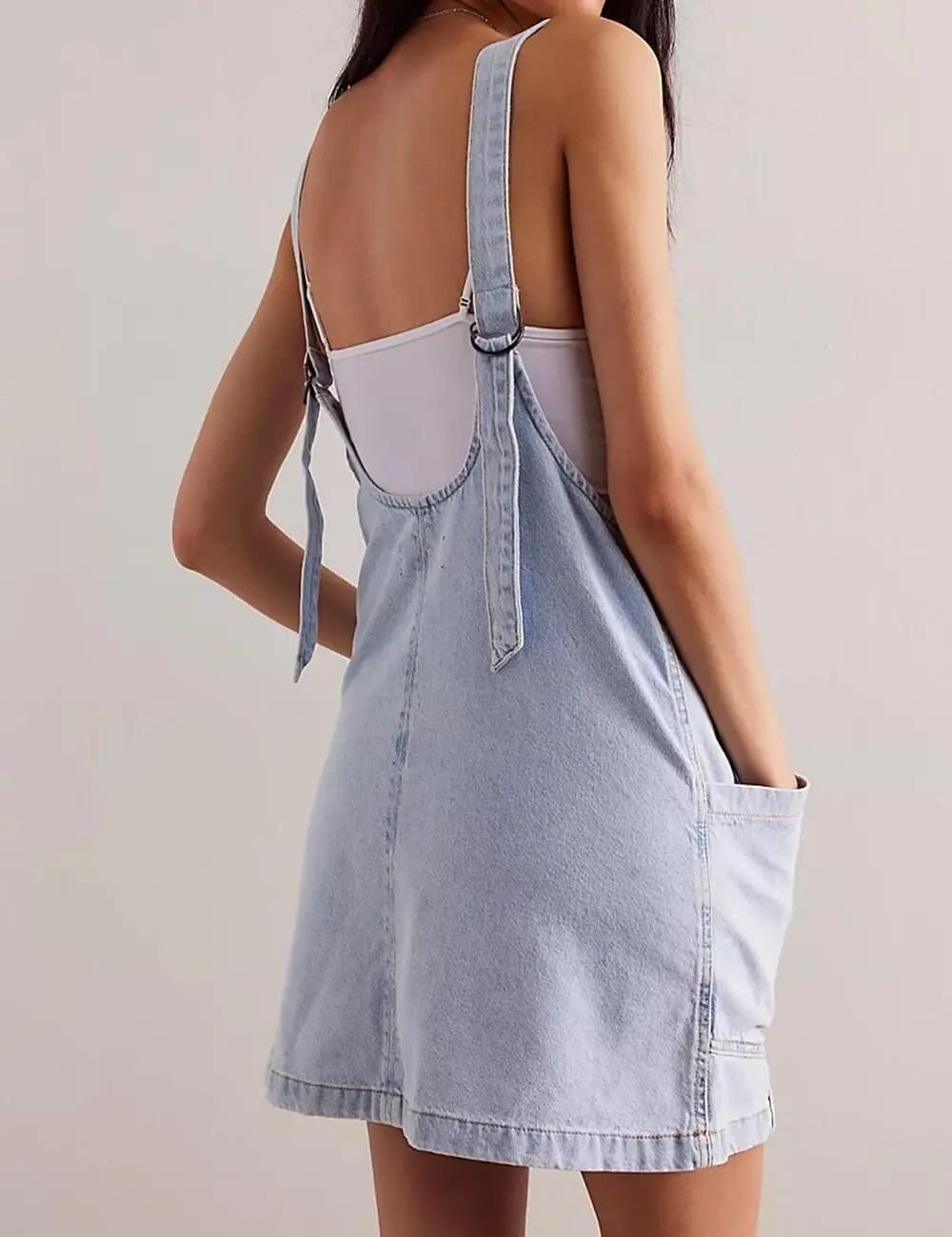 Pocket Denim Mini Dress