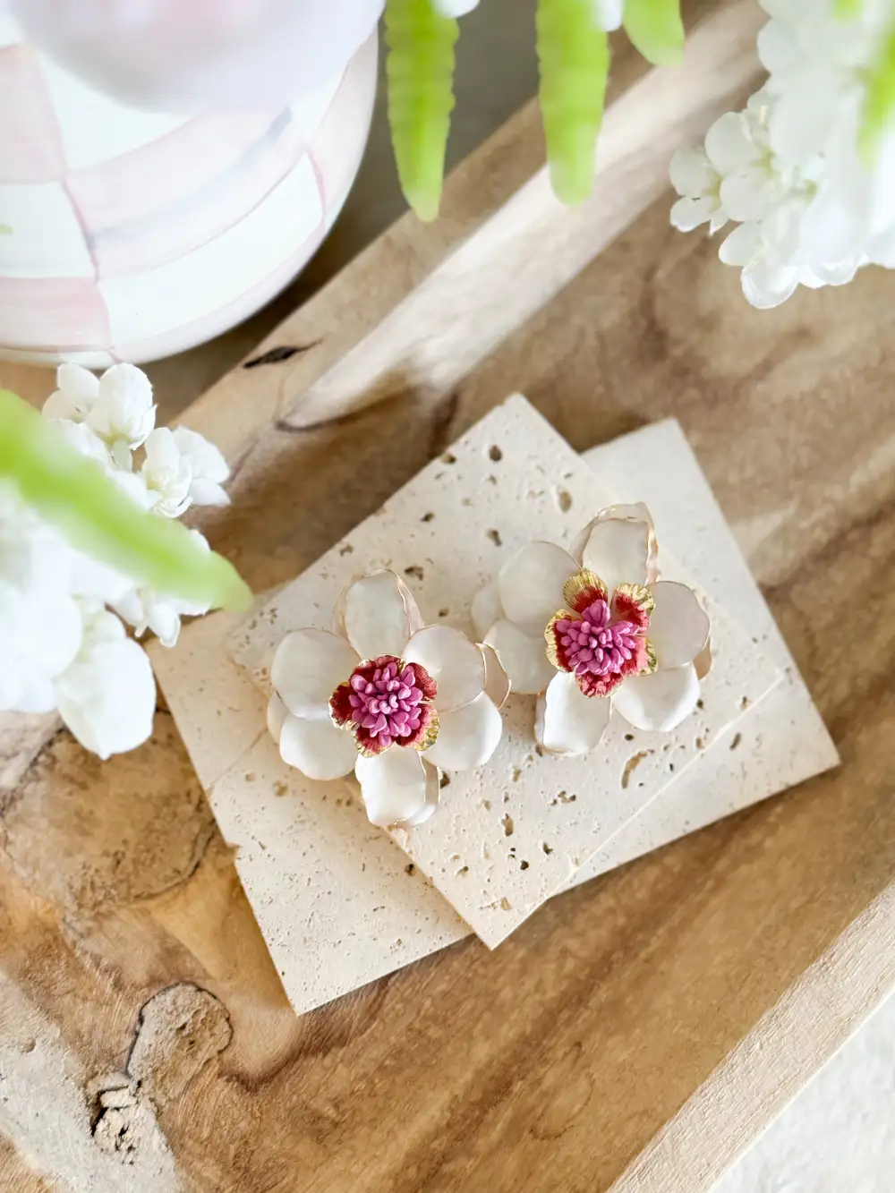 Oversized Flower Earrings