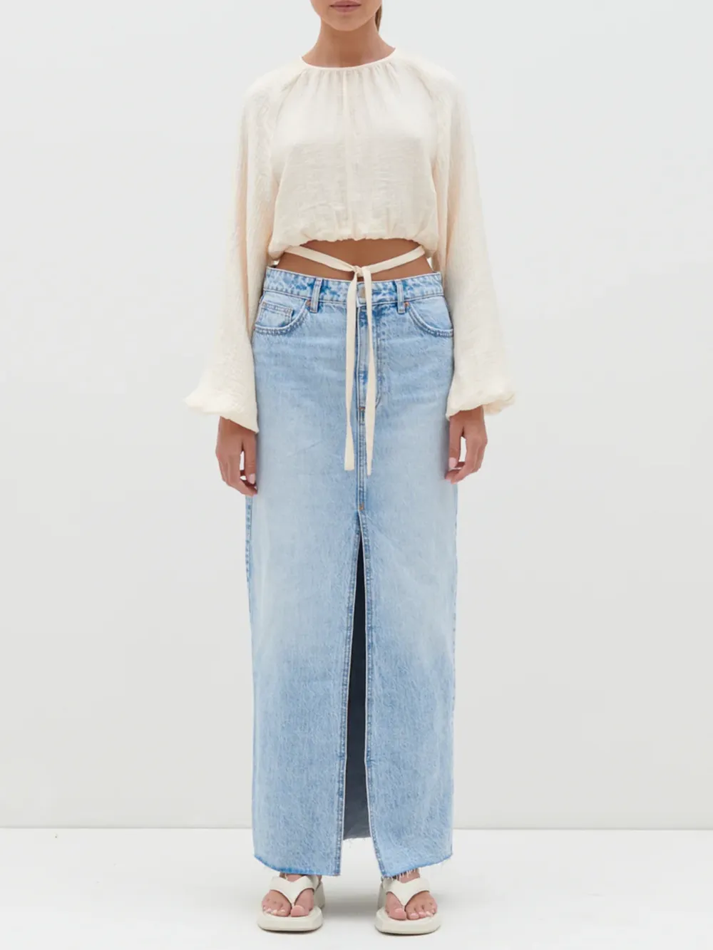 Balloon Sleeve Blouse