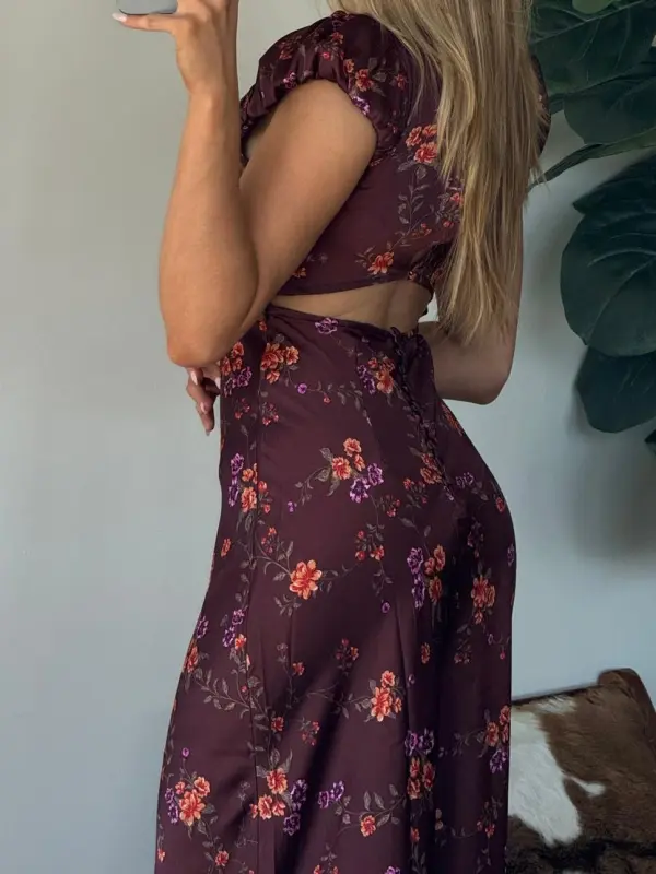 People Butterfly Babe Midi Dress