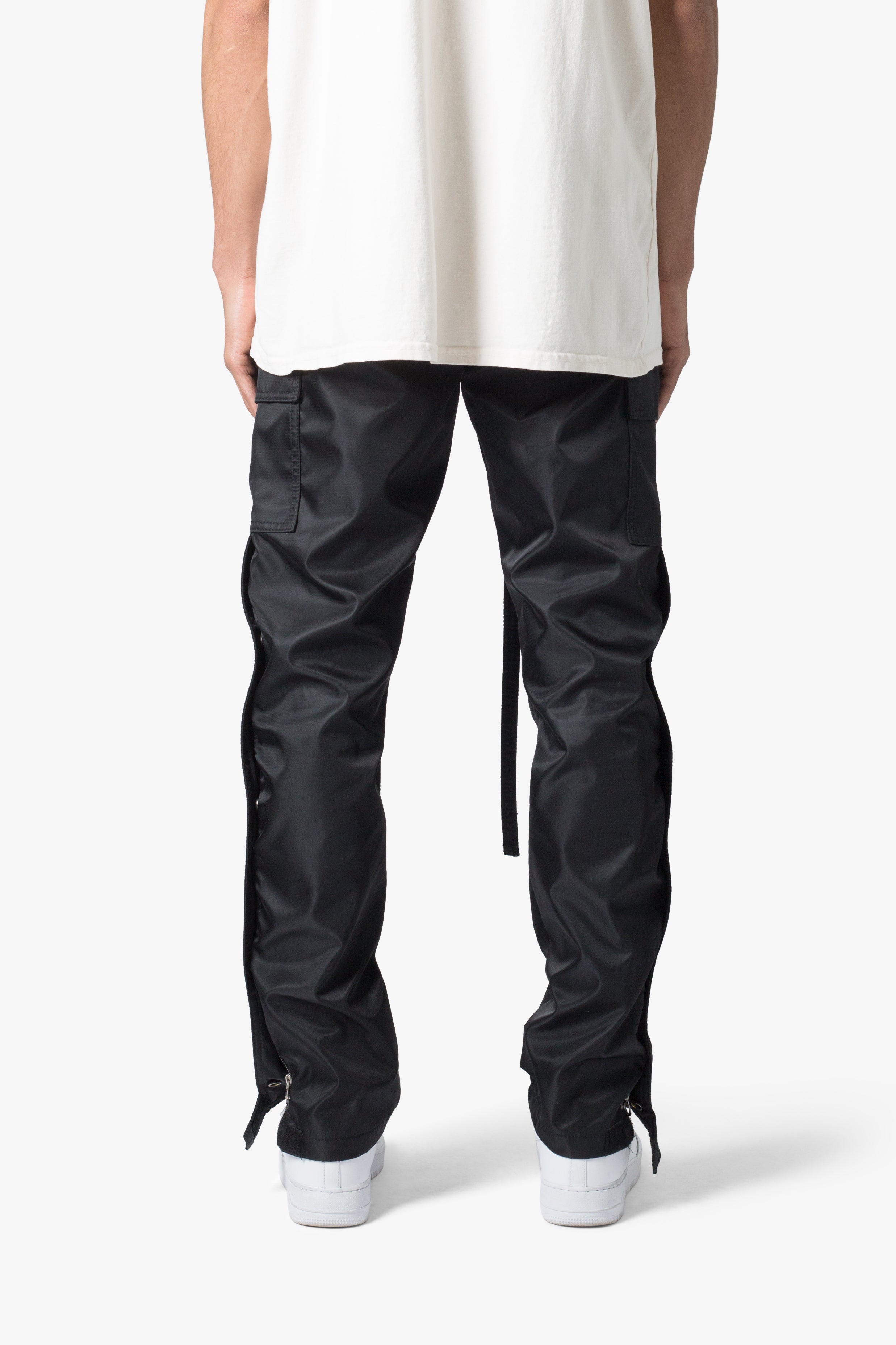 Snap Zipper II Cargo Pants - Black