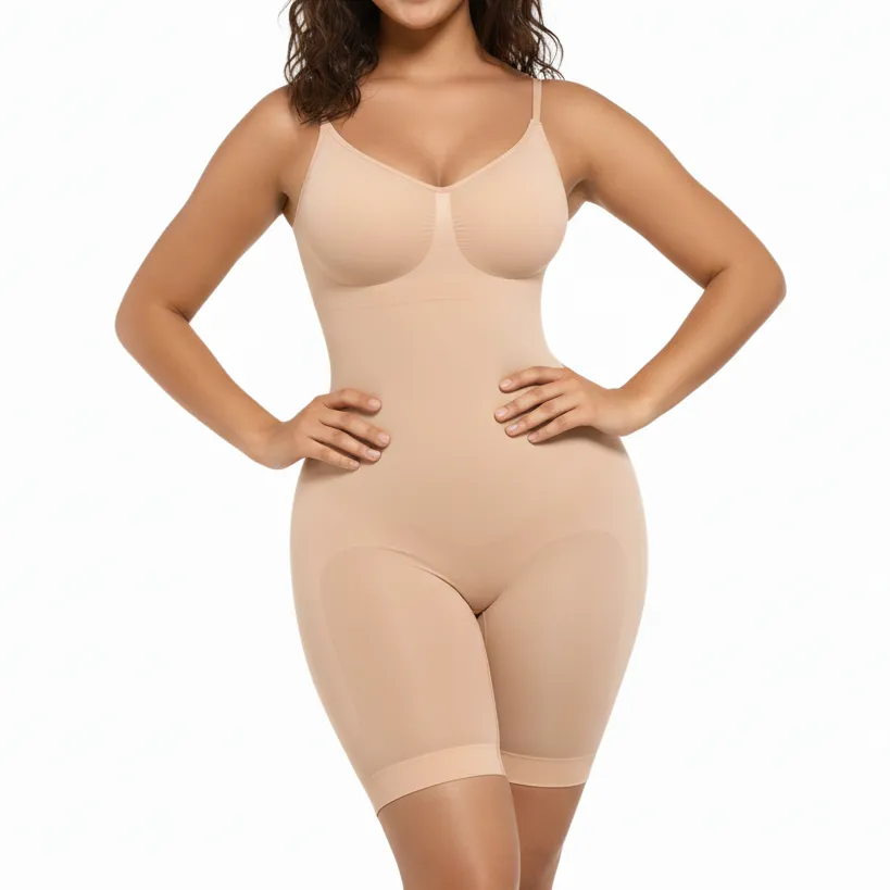 Mid Thigh Full Body Shaping Bodysuit