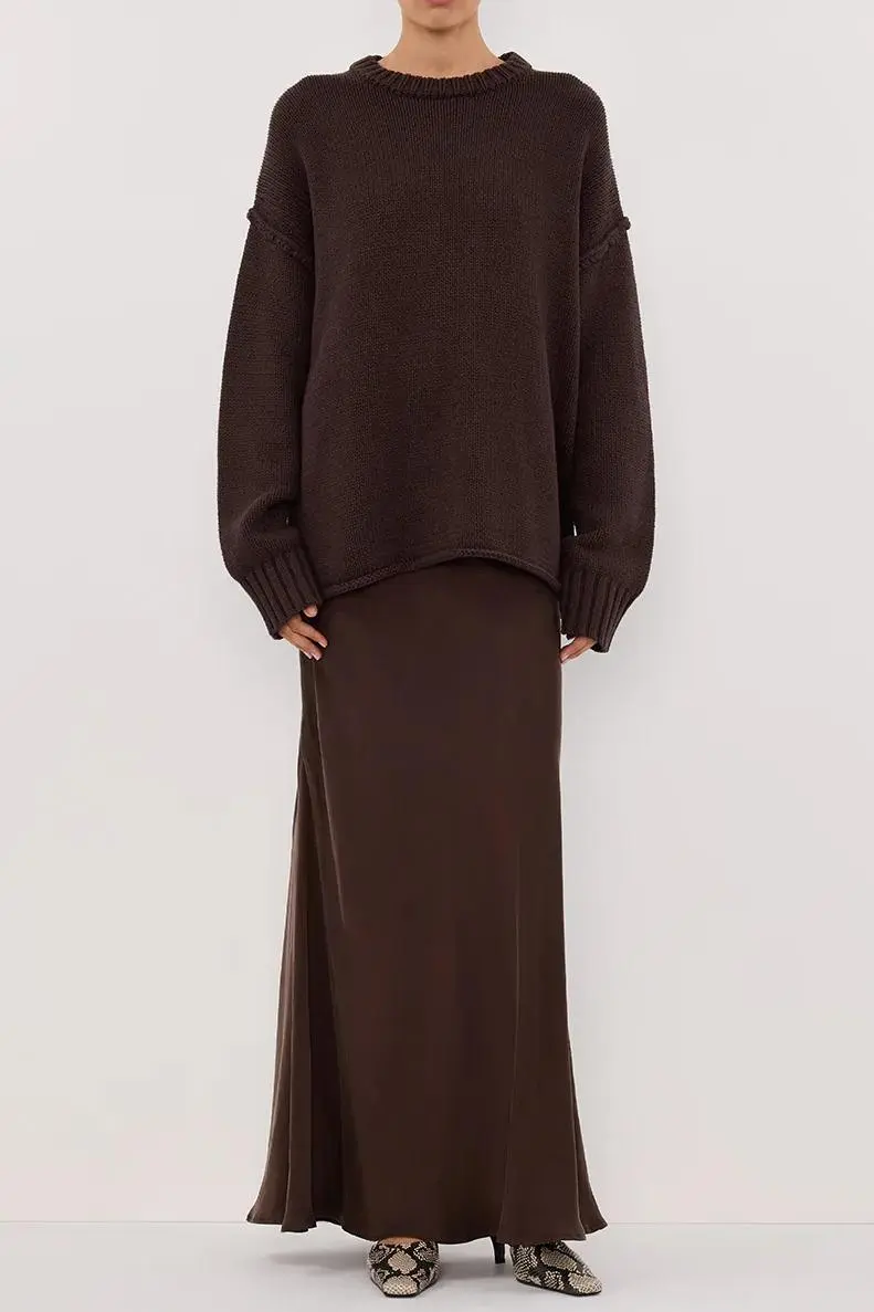 LONGLINE KNIT JUMPER