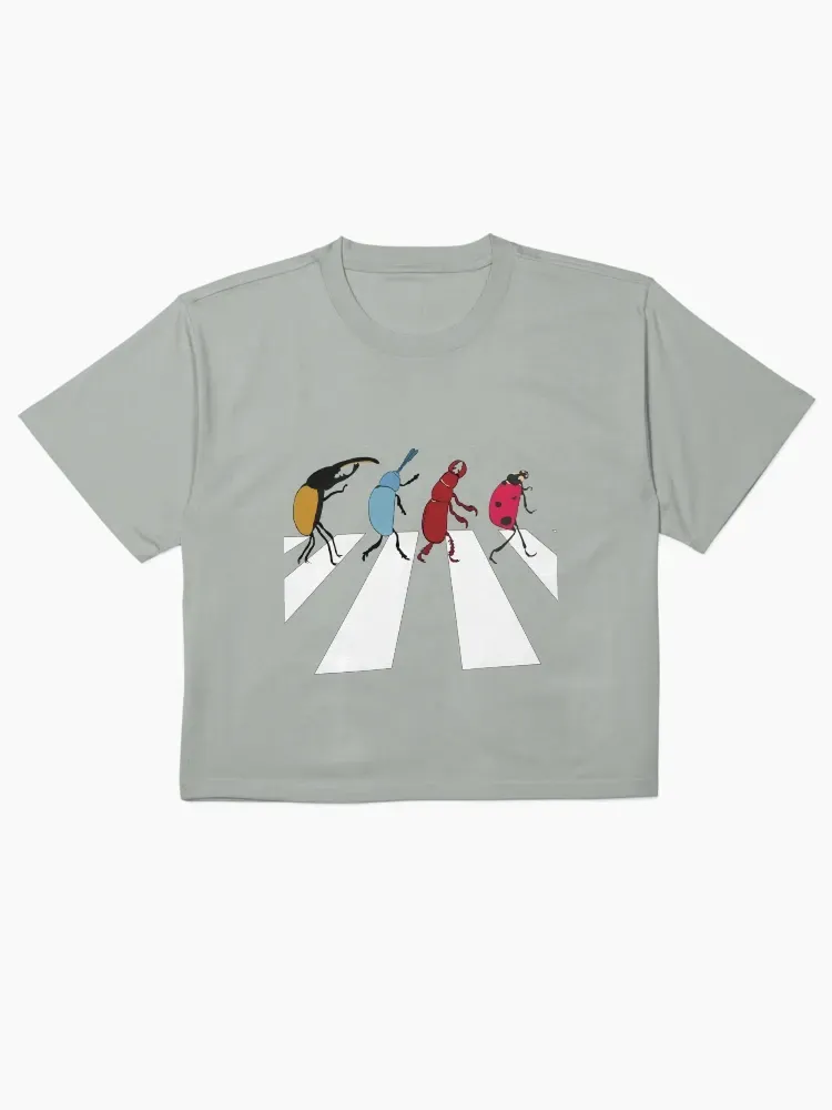 Beetle Print Women's Short Sleeved T-Shirt