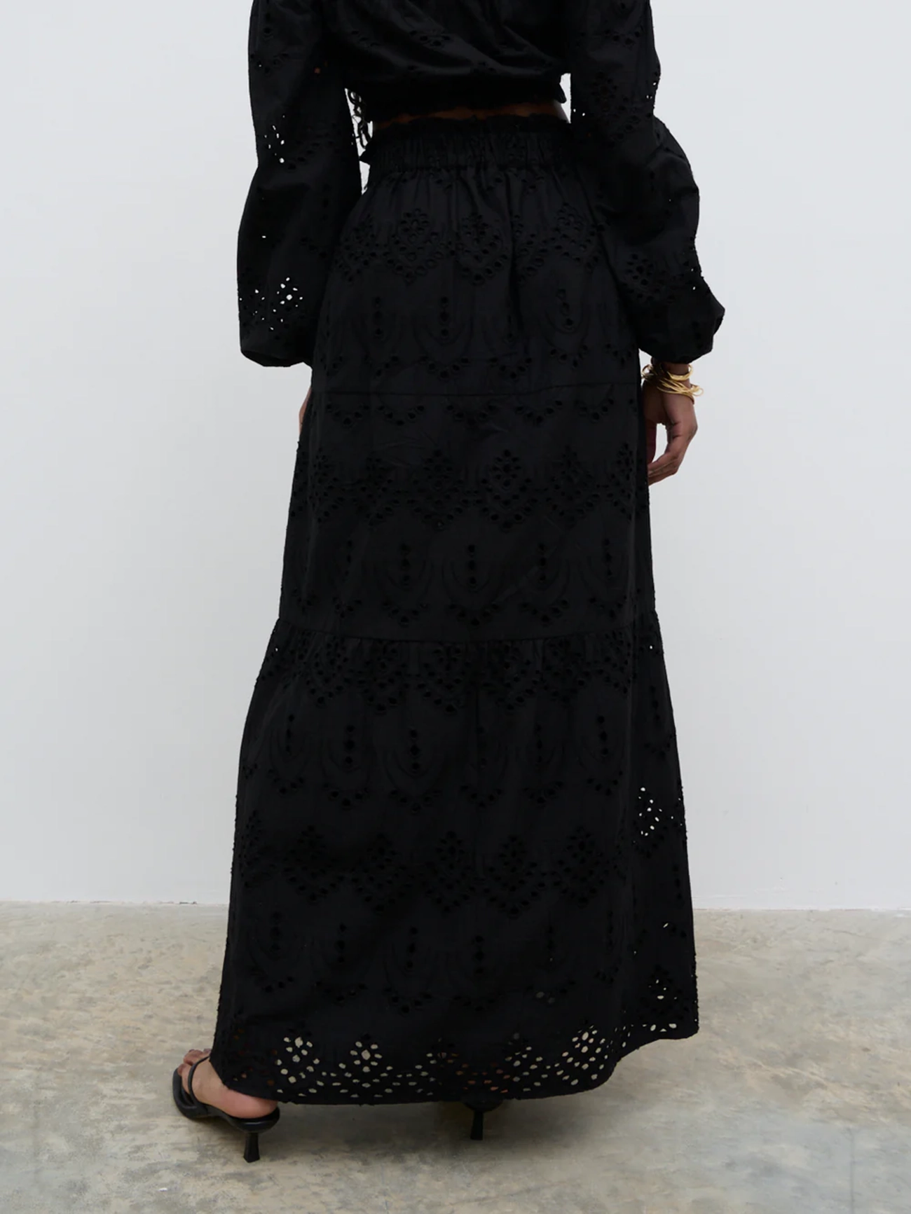 Broderie Maxi Skirt