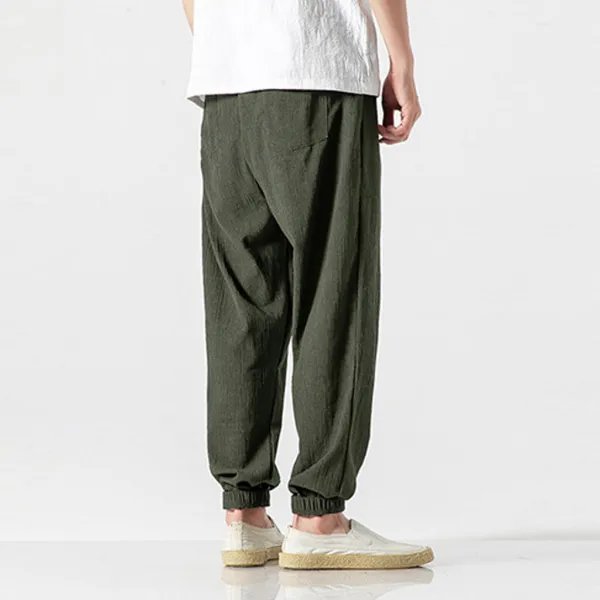 Lightweight Wide Harem Pants