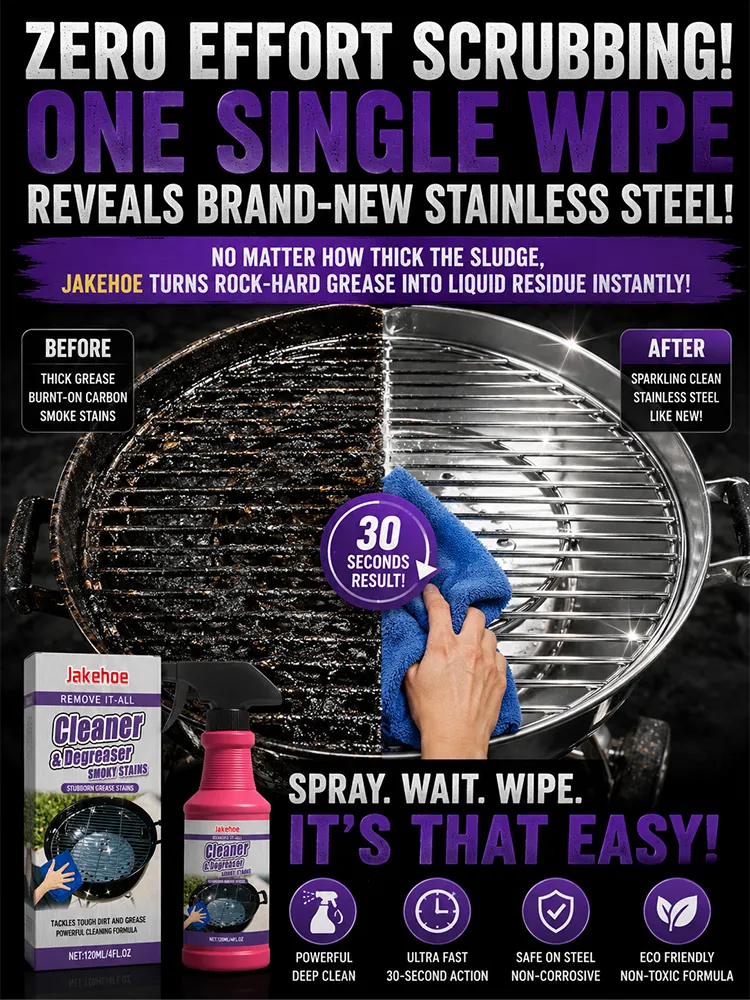 Barbecue grill cleaning agent