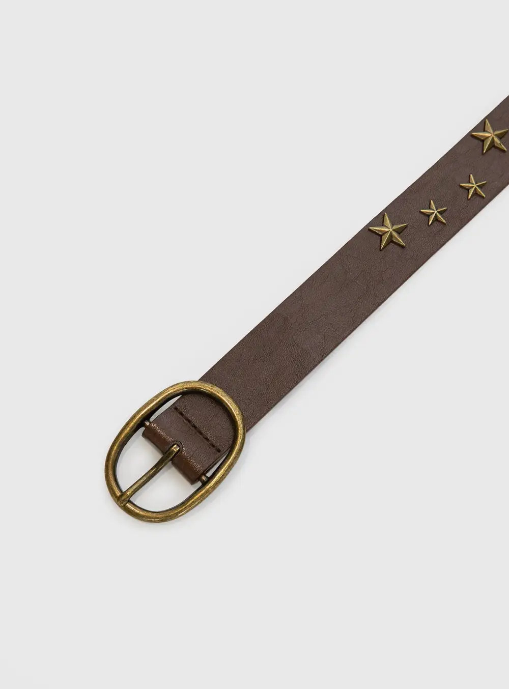 Western Inspired Buckle Faux Leather Belt