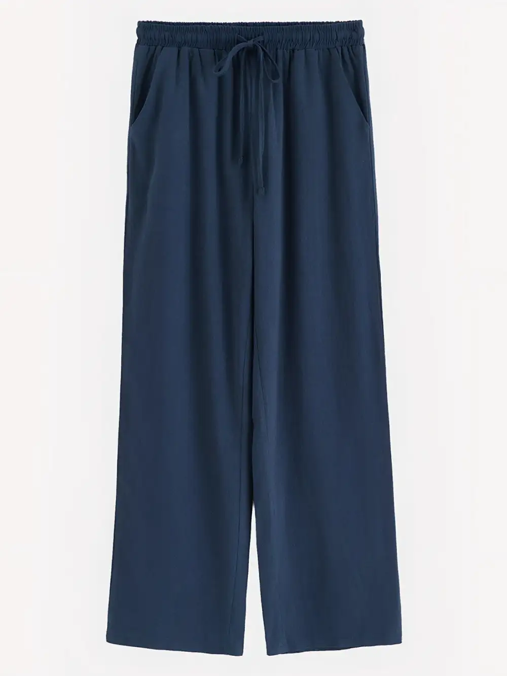 Easygoing Drawstring Wide Leg Pants