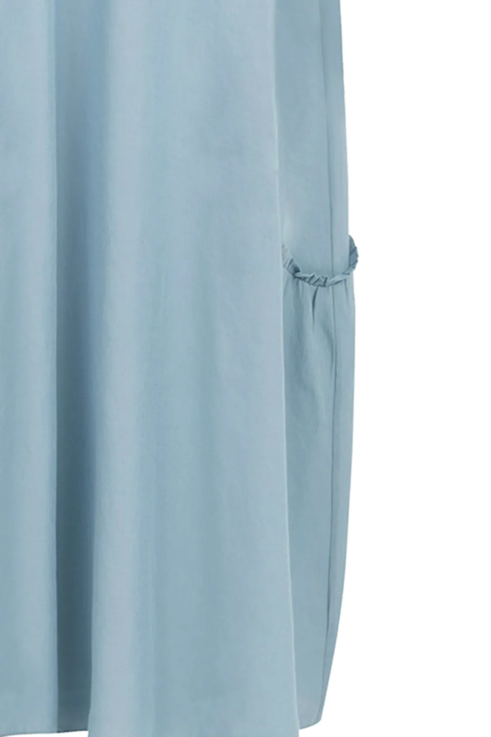 Long Sleeve Maxi Dress-Blue