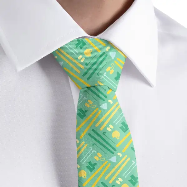 Refined Sports Design Necktie