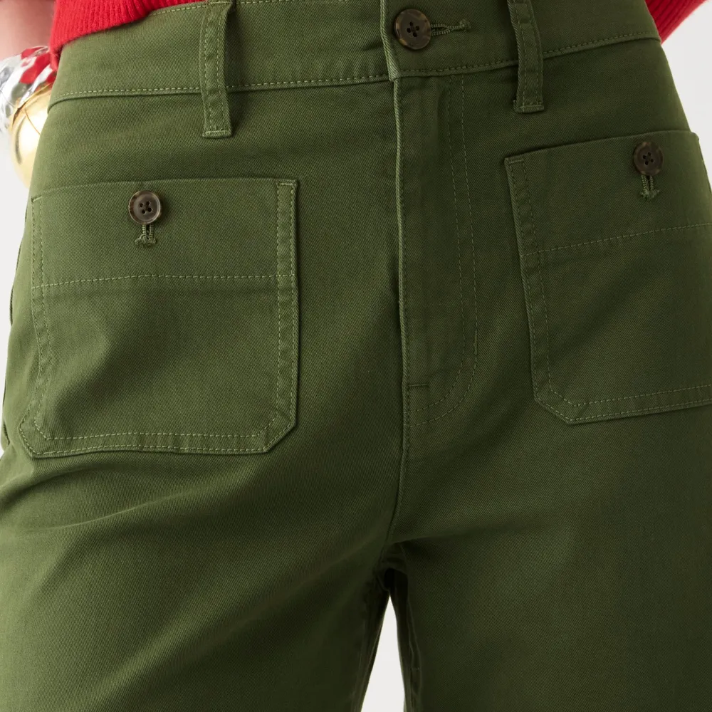 Sailor Slim Wide-Leg Chino Pants