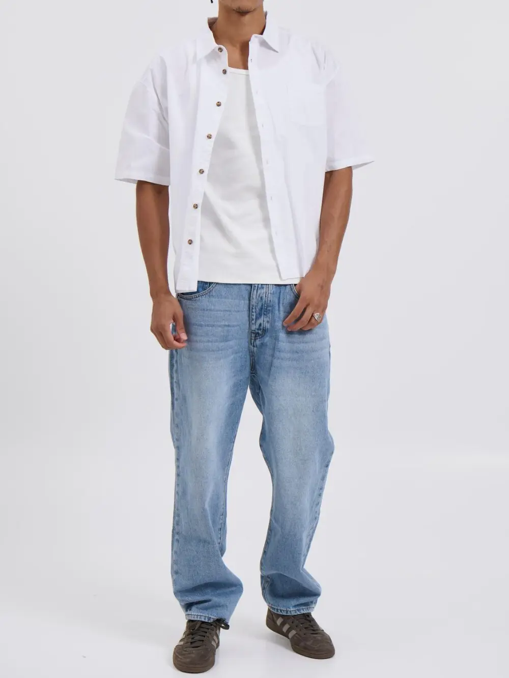 Casual Soft And Comfortable Daily White Shirt