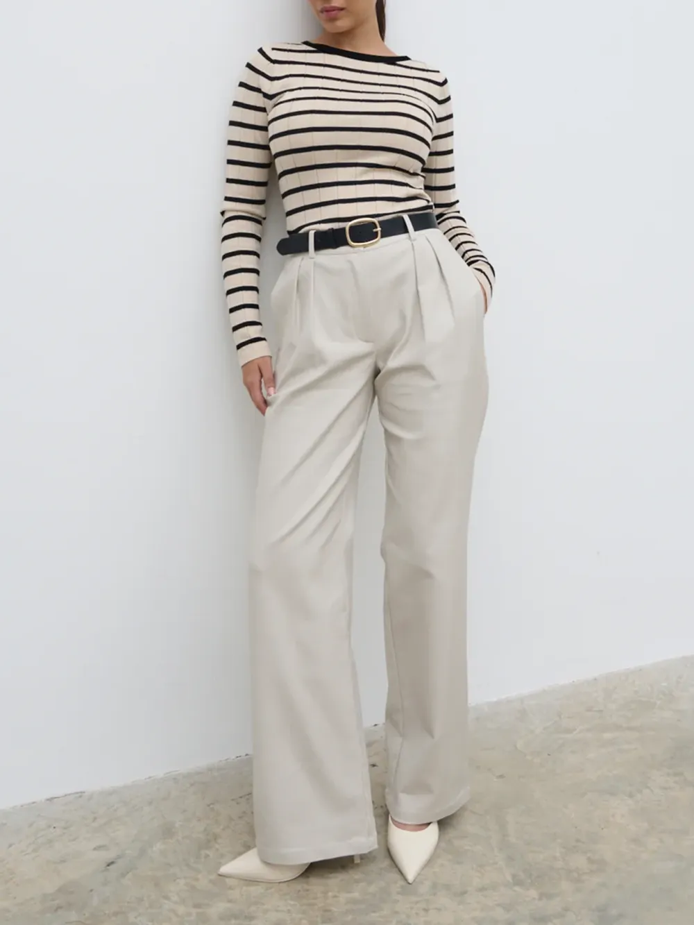 Stripe Knit Top
