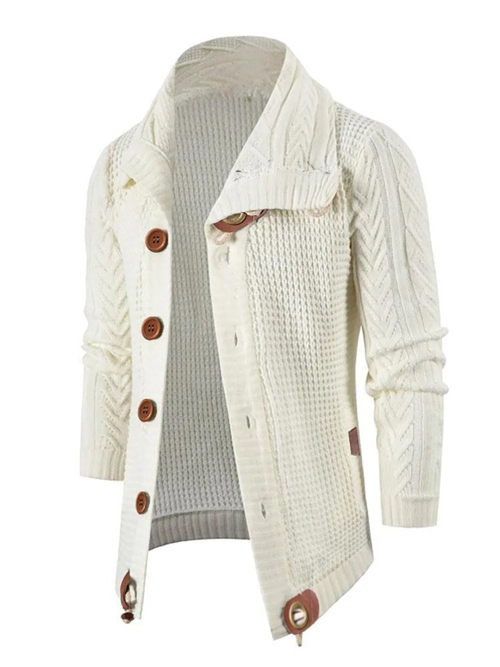 Button Up Turtleneck Cardigan