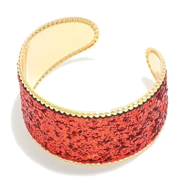 Glitter Cuff Bracelet