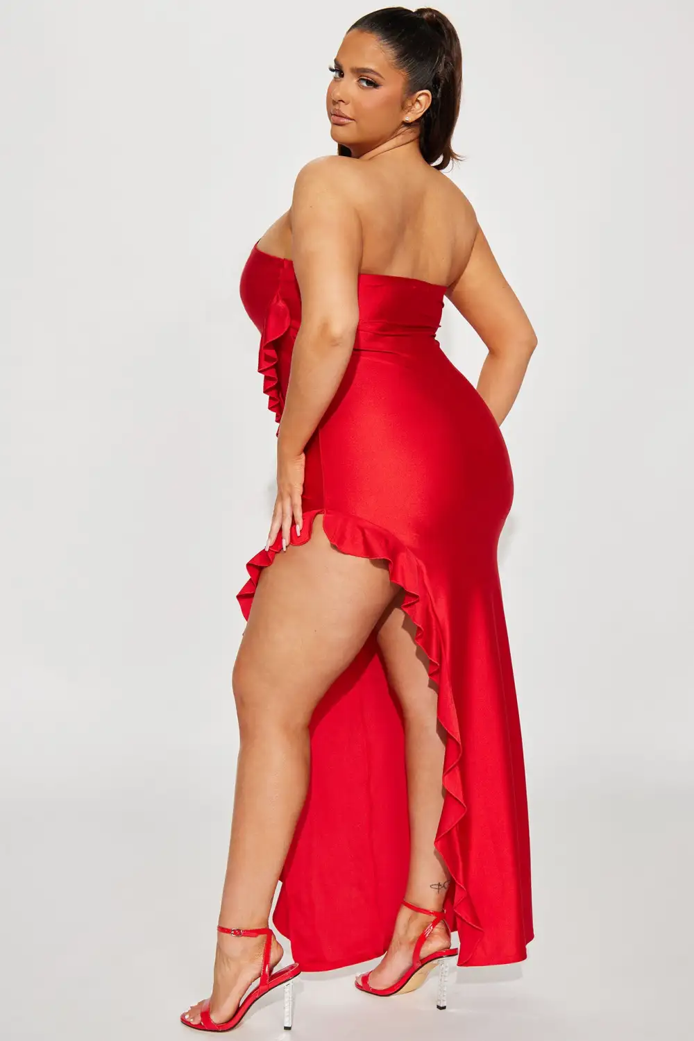 Your Only Concern Maxi Dress - Red