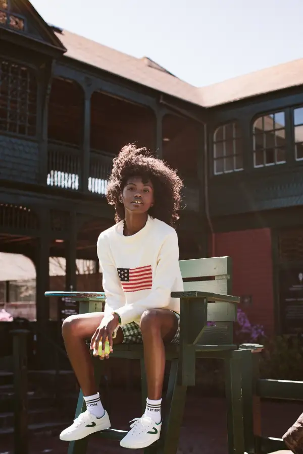 Cotton Ivory Americana Sweater