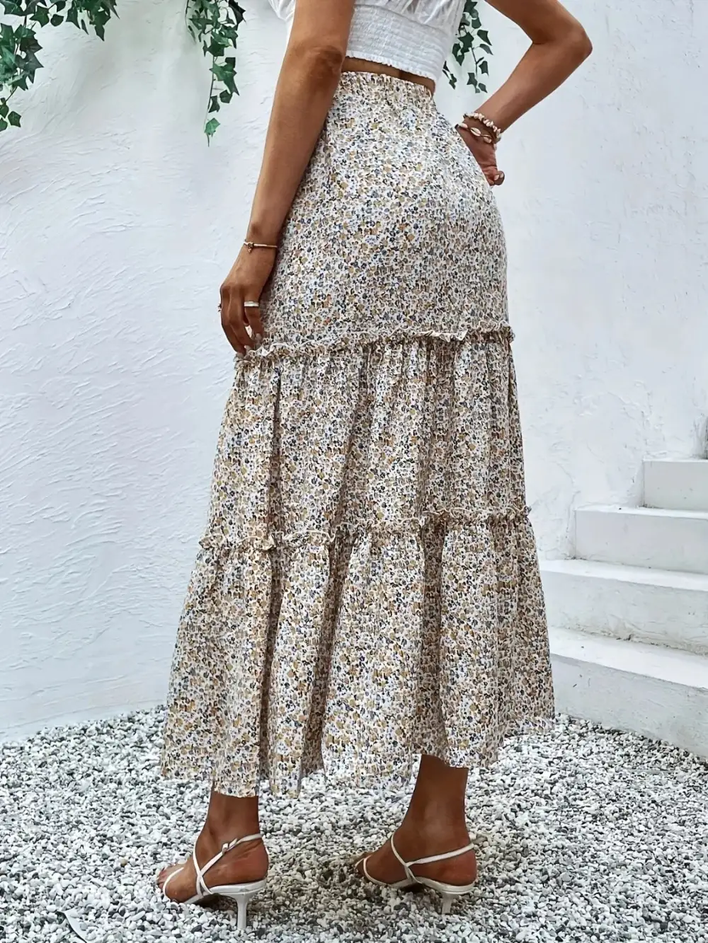 Tiered Frill Skirt