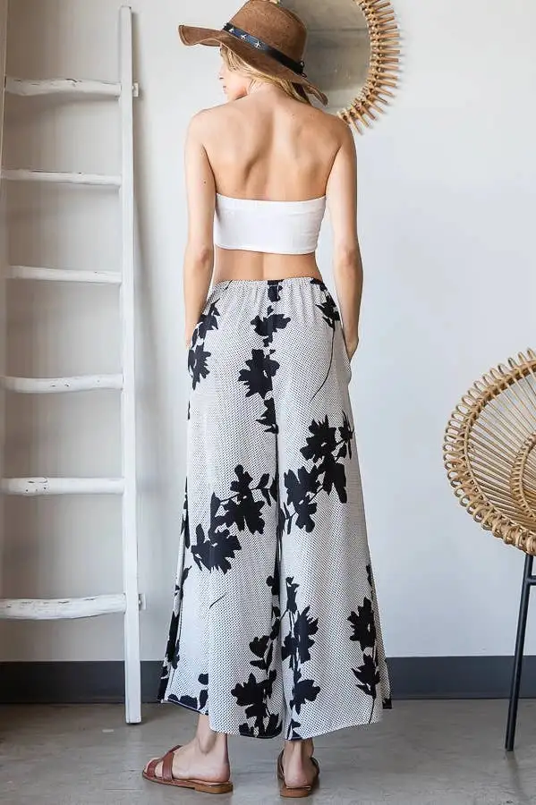 Roomy Bucket Wide Leg Casual Pants