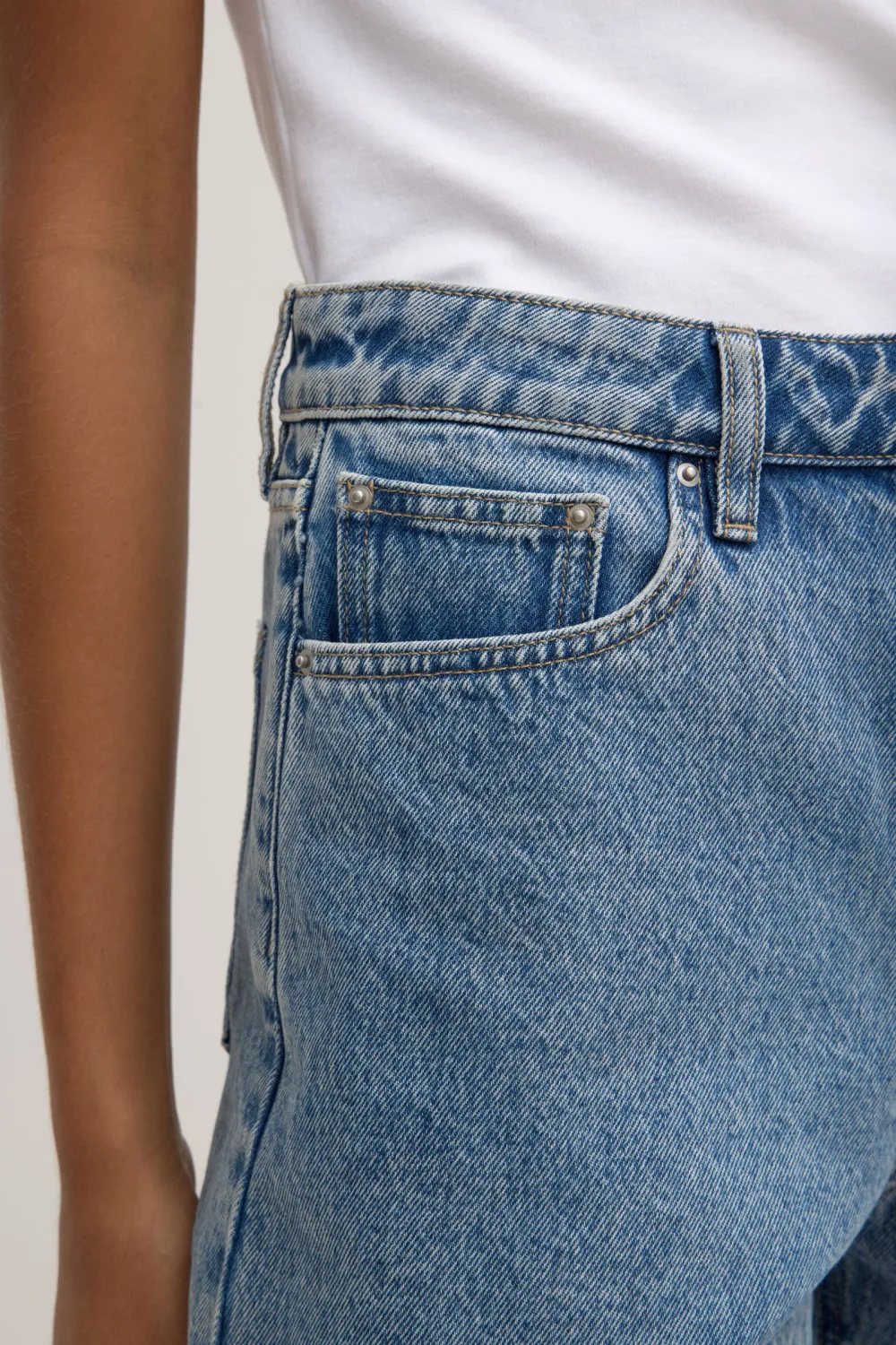 Cotton High Waisted Shorts