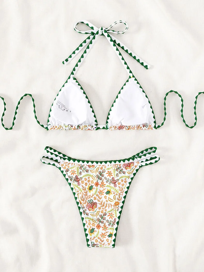 Hanging Strap Bikini Set