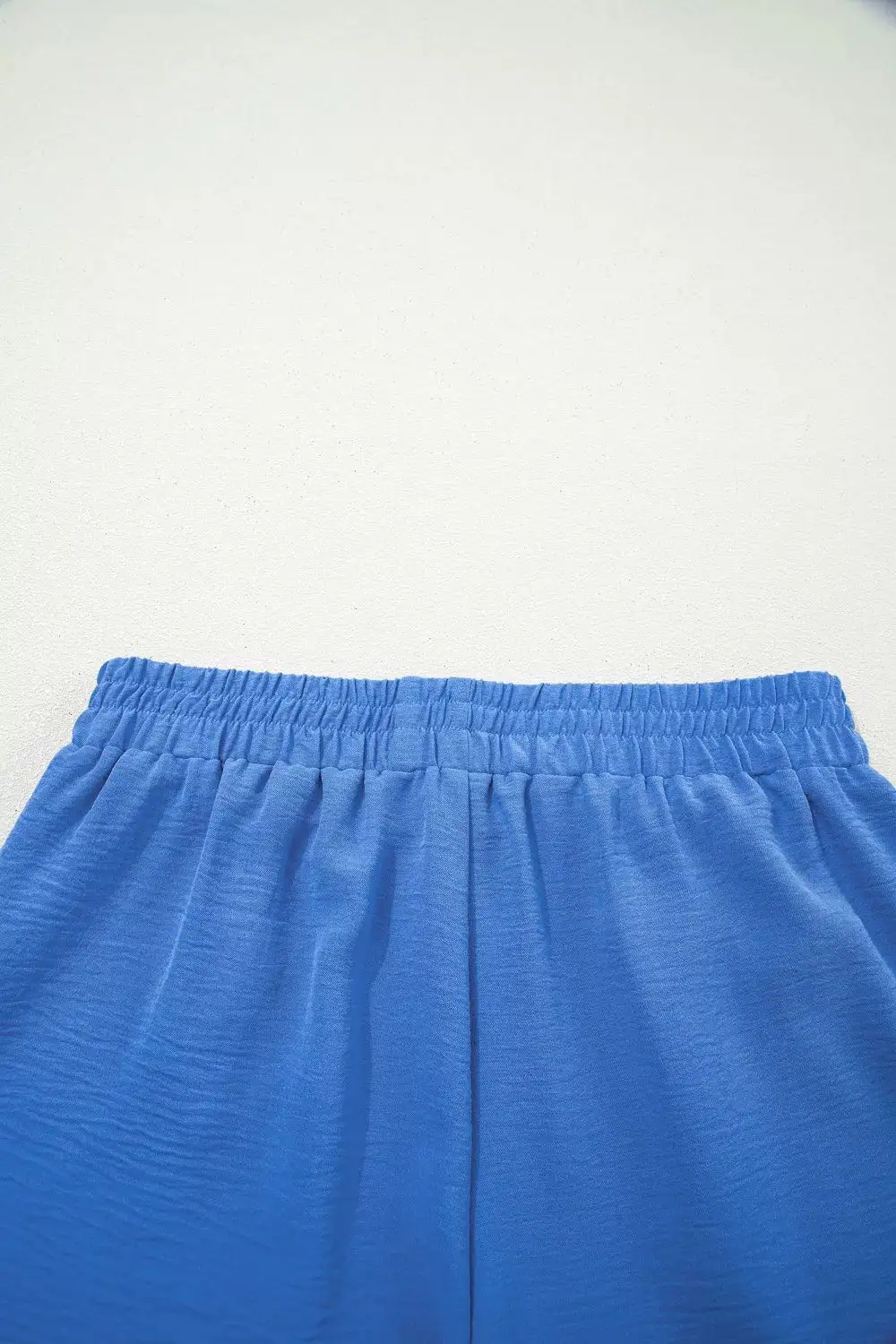 Casual Elastic Waist Flowy Shorts
