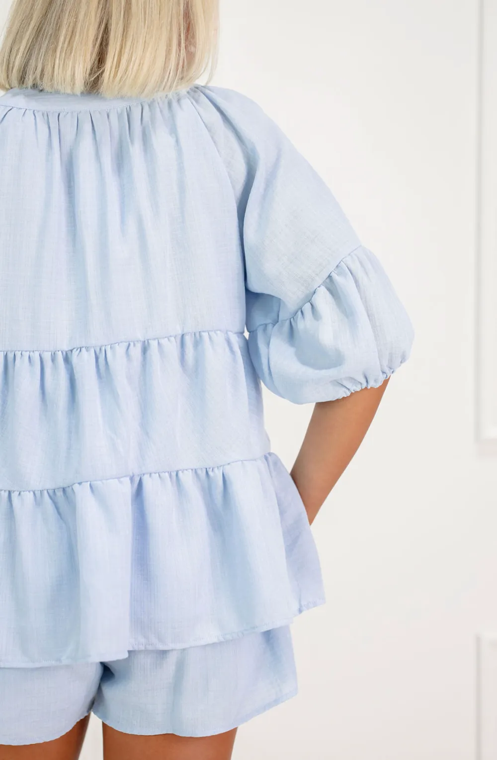 Layered Tiered Shorts Set