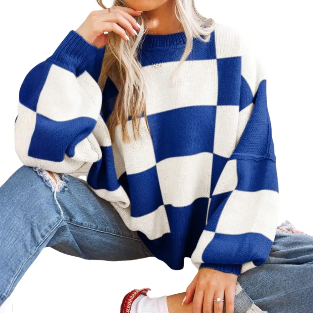 Comfy Knit Drop Shoulder Knit Sweater