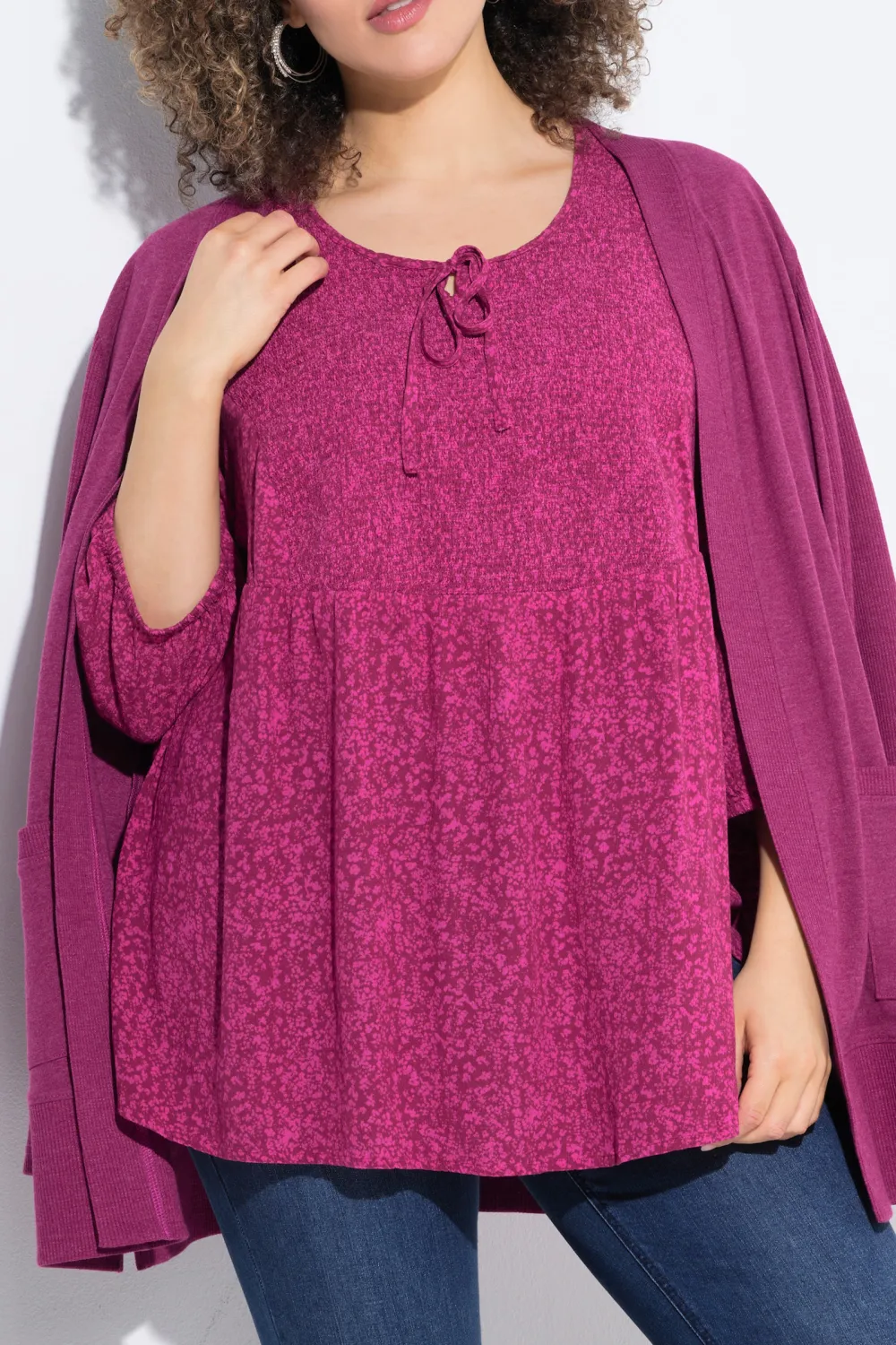 Women's Waist Pleated Top