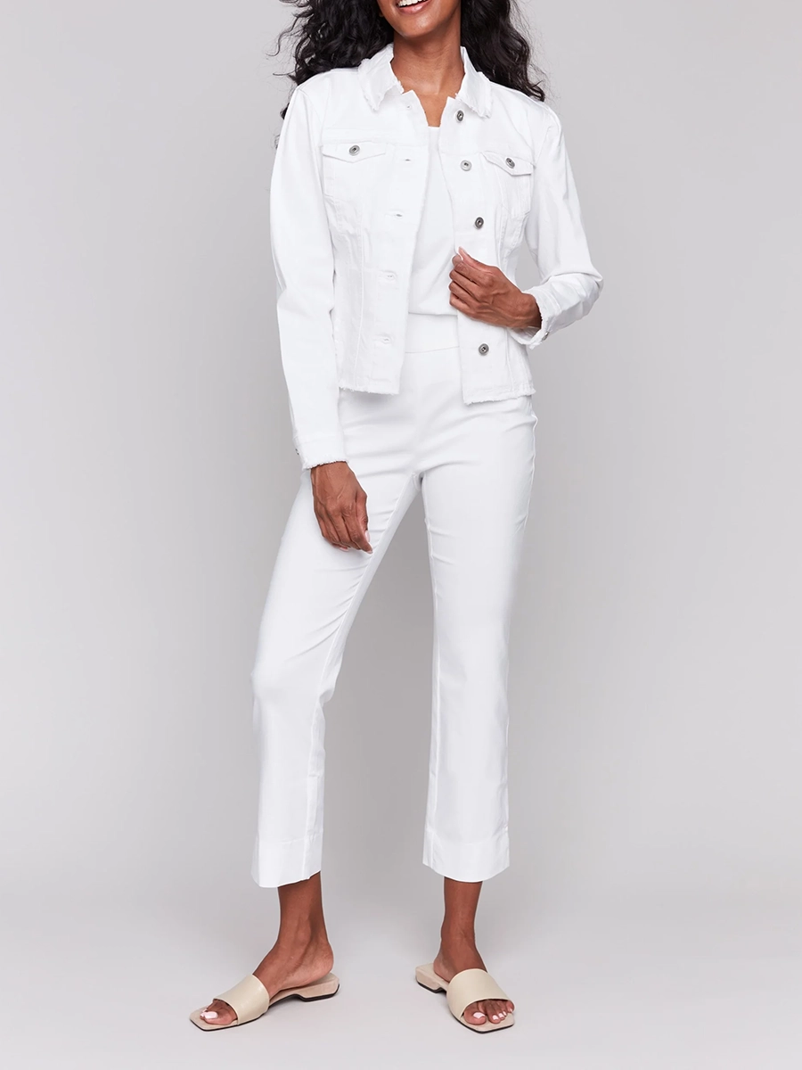 Three Dimensional Tailoring Crisp And Stylish Women's Jacket