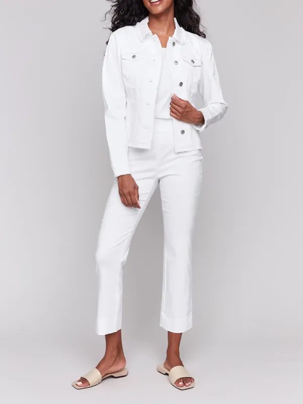 Three Dimensional Tailoring Crisp And Stylish Women's Jacket