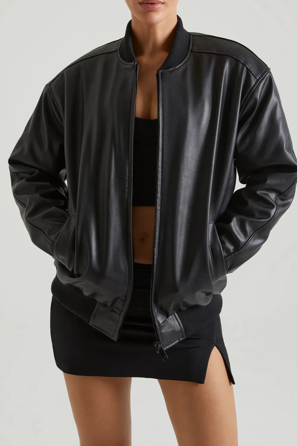 Fashionable Layered Loose Maple Leaf Jacket
